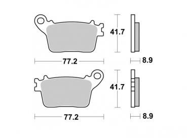 BRAKING 925CM56 Sintermetall